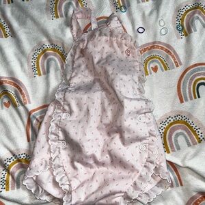 Healthtex Pink Ruffled Bodysuit